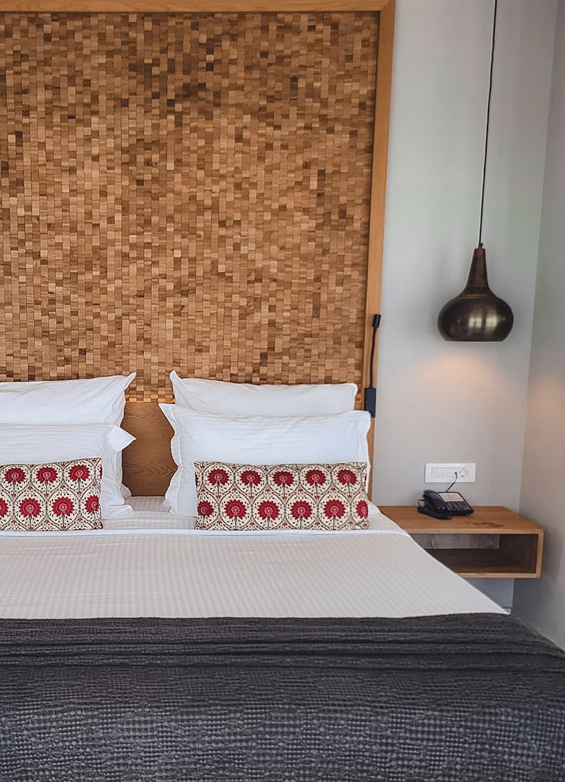 Bett im Elix auf Korfu