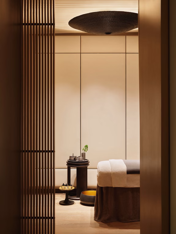 Spa Behandlungsraum im Aman New York