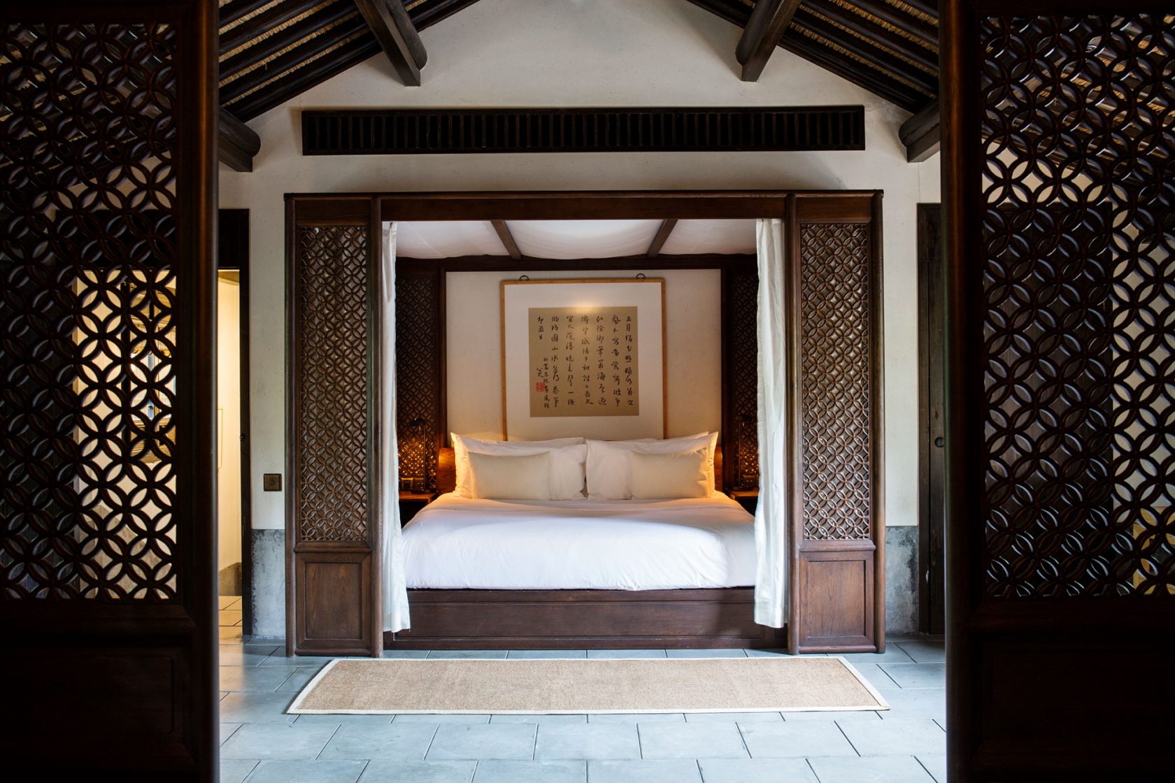 Amanfayun, China – Villa Schlafbereich