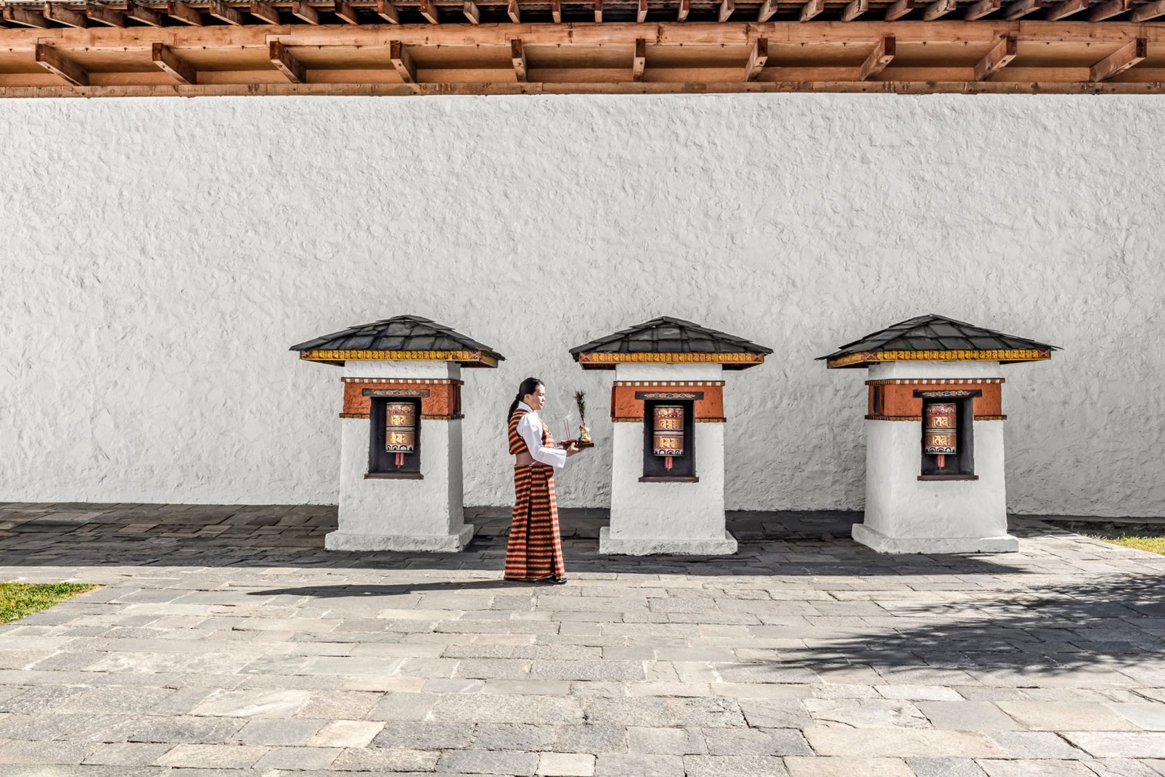 Amankora Thimphu, Bhutan – Innenhof