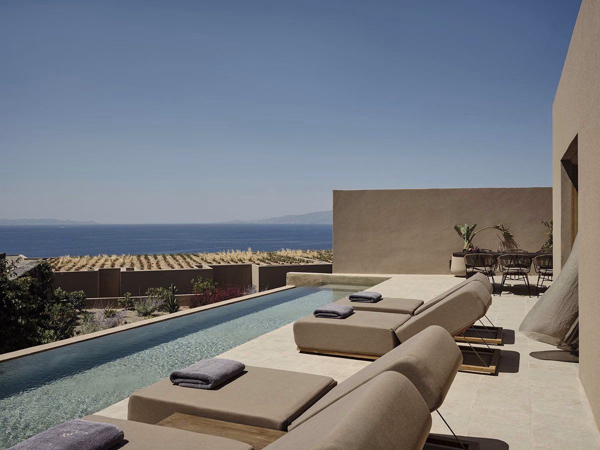 Privatpool des Andronis Arcadia