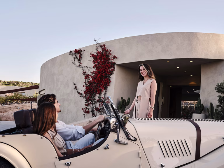 Oldtimer-Tour durch Santorini