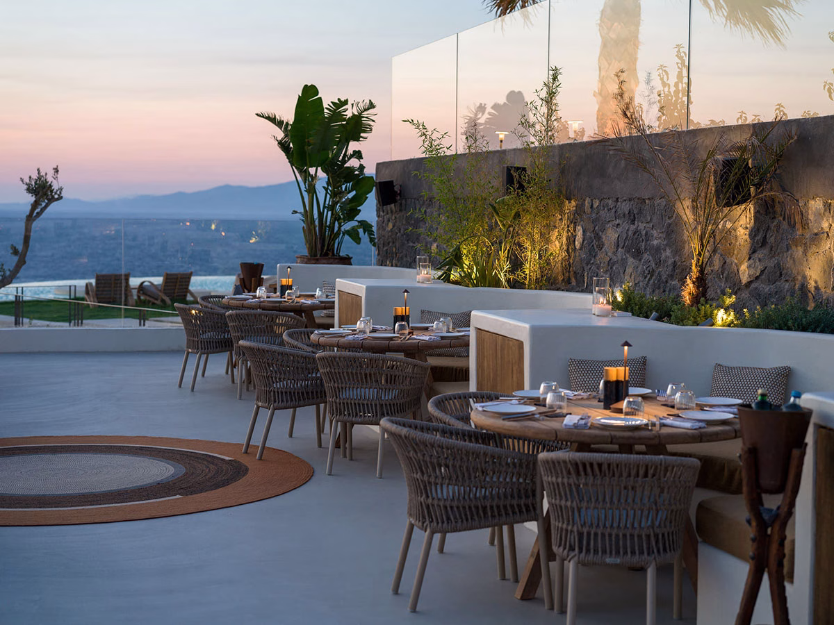 Terrasse des Restaurants des Andronis Arcadia