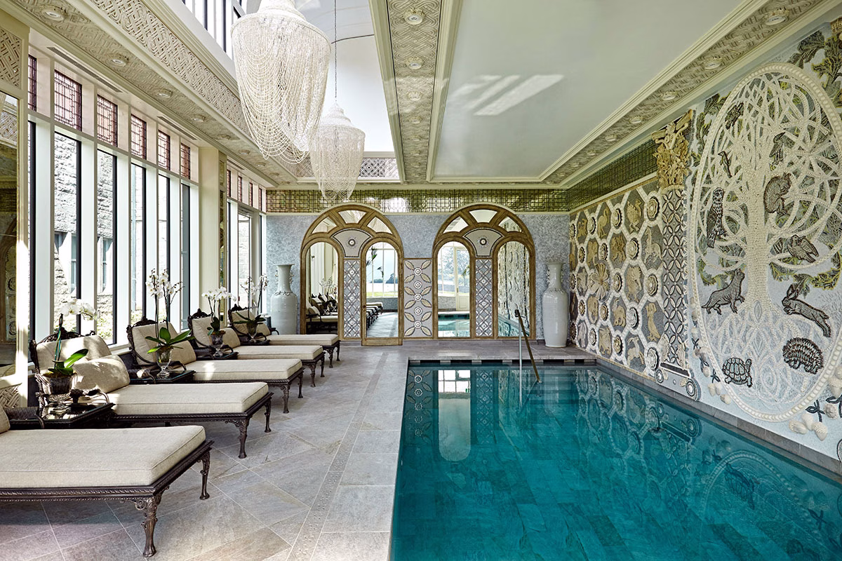 Spa Pool im Ashford Castle