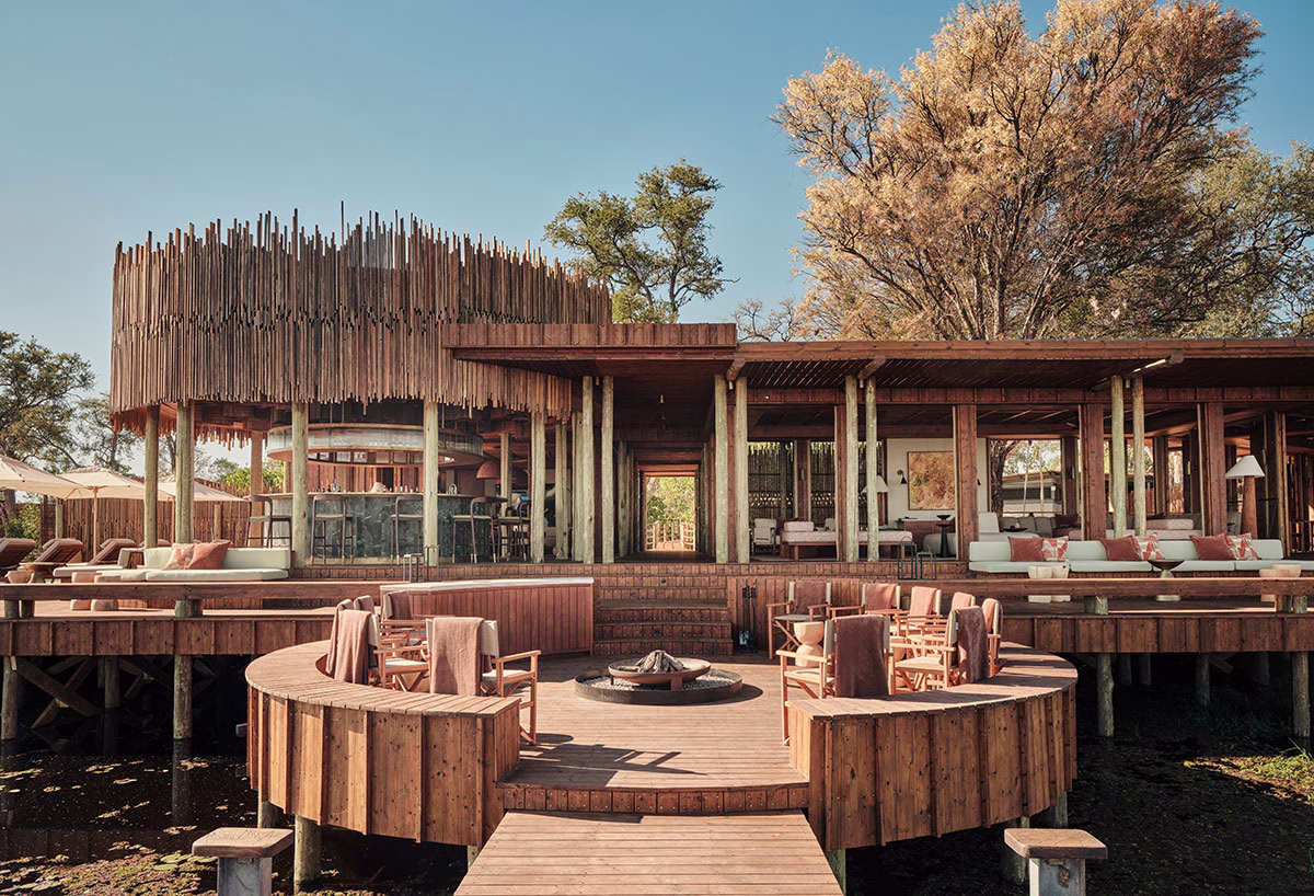 Boma in der Baines' Lodge