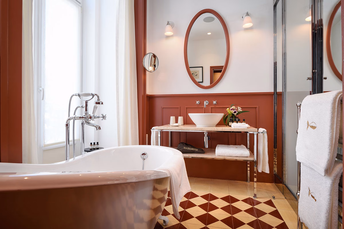 Badezimmer des Bairro Alto Hotel
