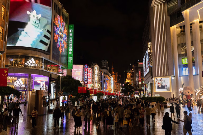 Shopping auf der Nanjing Road