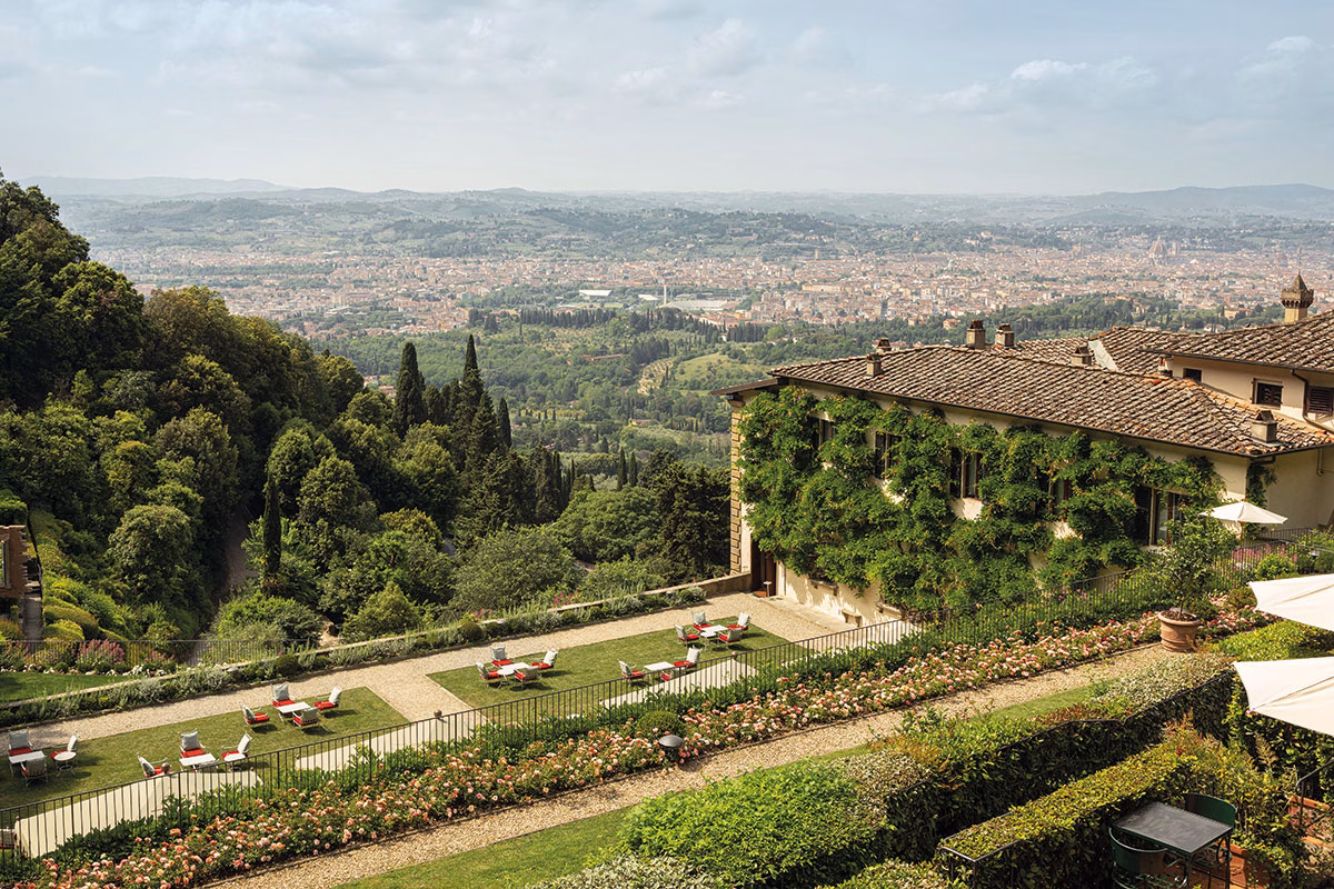 Gartenanlage des Belmond Villa San Michele