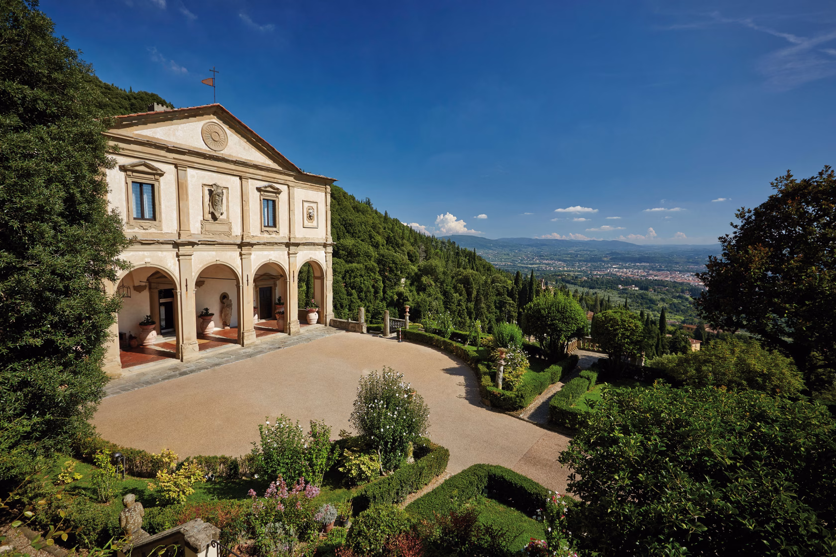 Gebäude des Belmond Villa San Michele