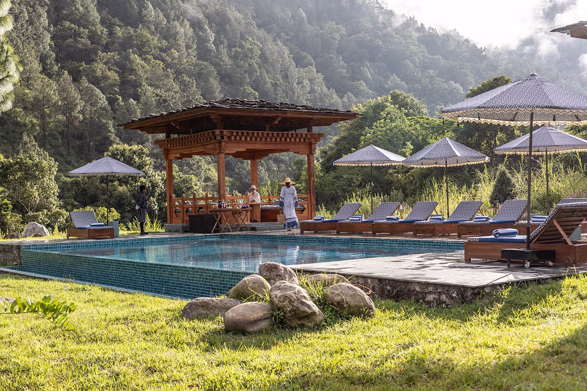 Lodge Fandam der andBeyond Punakha River Lodge