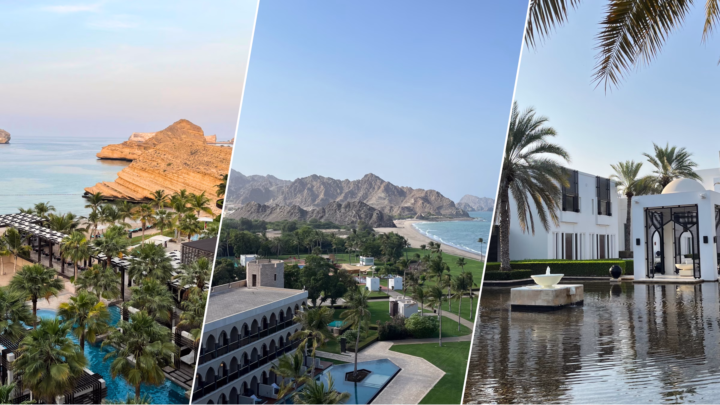 Collage Top Badehotels Muscat