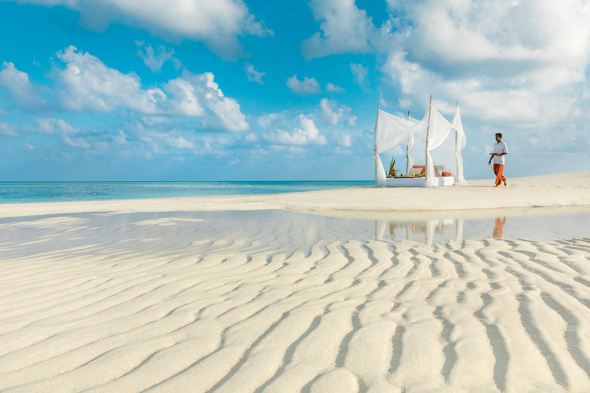 Malediven – Como-Maalifushi – Dinner am Strand