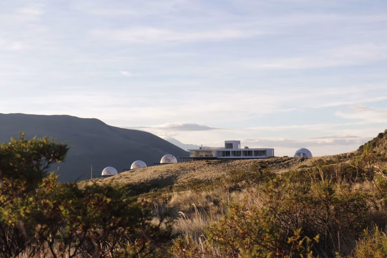 Außenansicht der Lodge