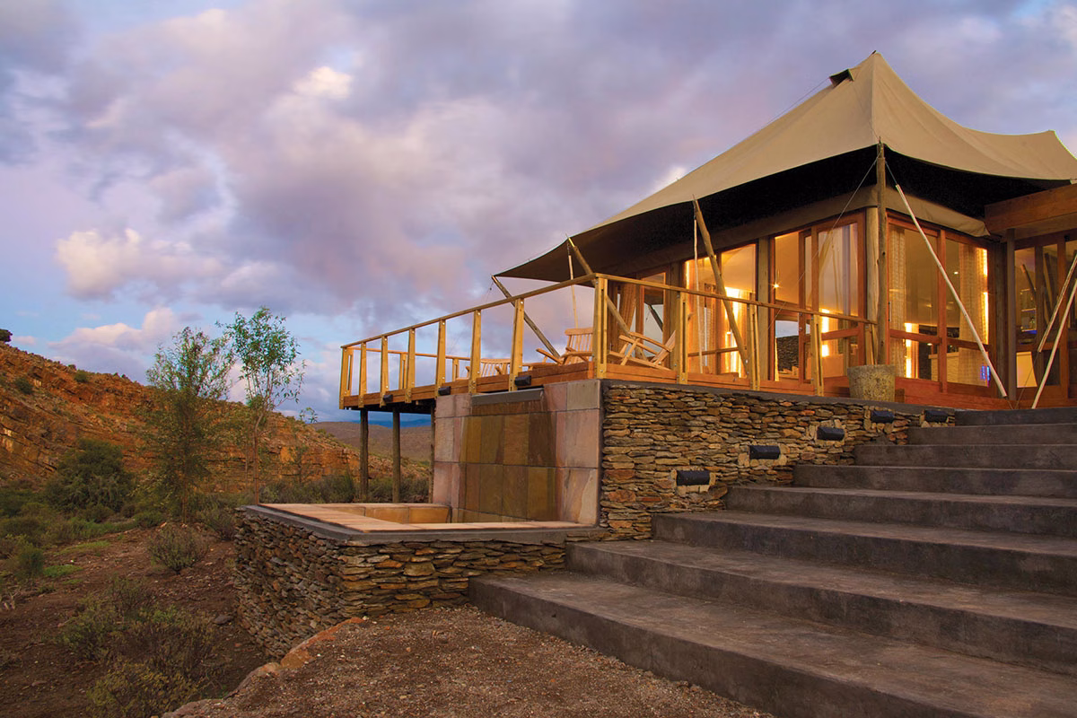 Zelt der Dwyka Tented Lodge