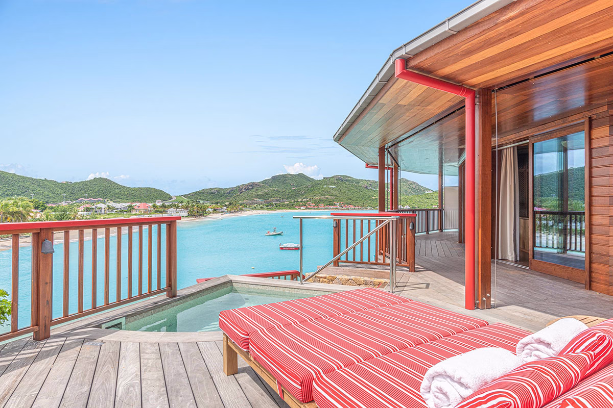 Jane Suite mit eigenem Pool im Eden Rock Saint Barths