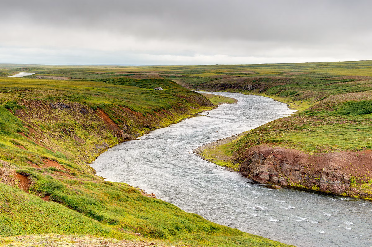 Fluss in Island