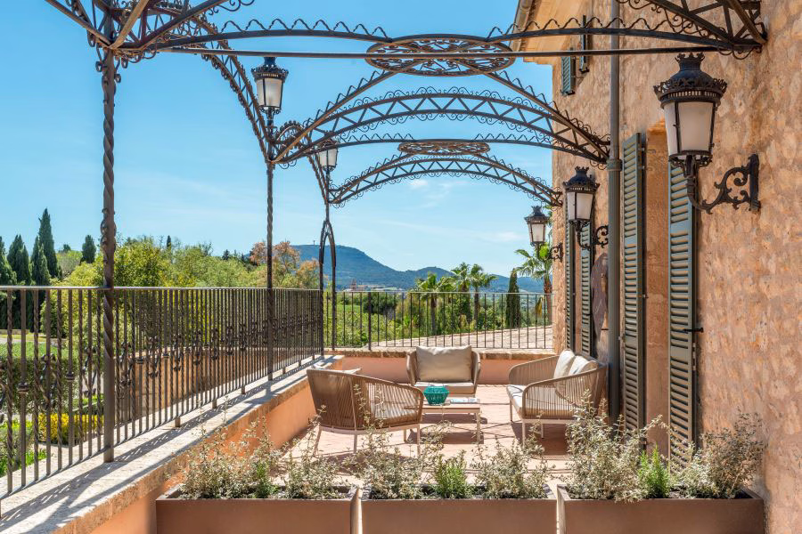 Terrasse im Es Figueral Nou