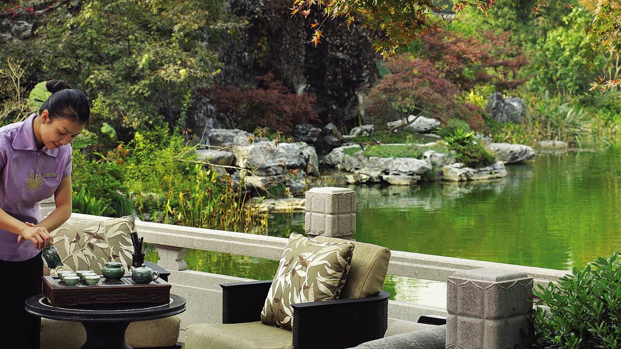 Four Seasons Hangzhou at West Lake – Terrasse