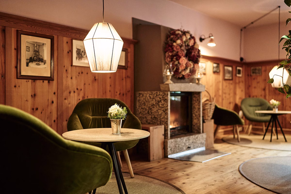 Lobby im Hotel Goldene Rose Karthaus