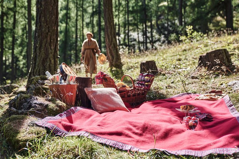 Picknick in den Bergen