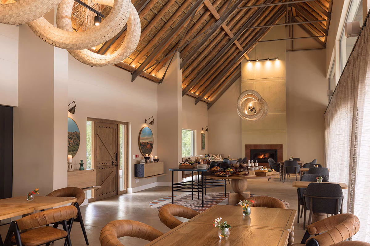 Essbereich der Gondwana Family Lodge