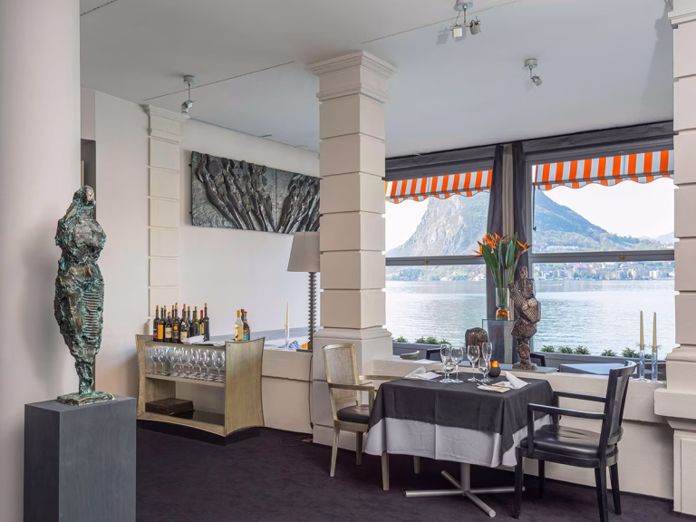 Dinner in der Kunstgalerie Arté al Lago