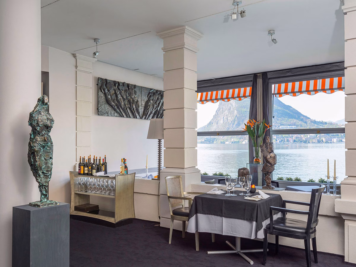 Dinner in der Kunstgalerie Arté al Lago