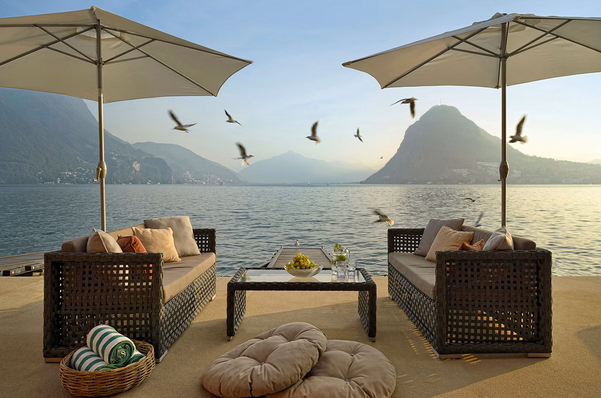 Lido Serale am See Grand Hotel Villa Castagnola