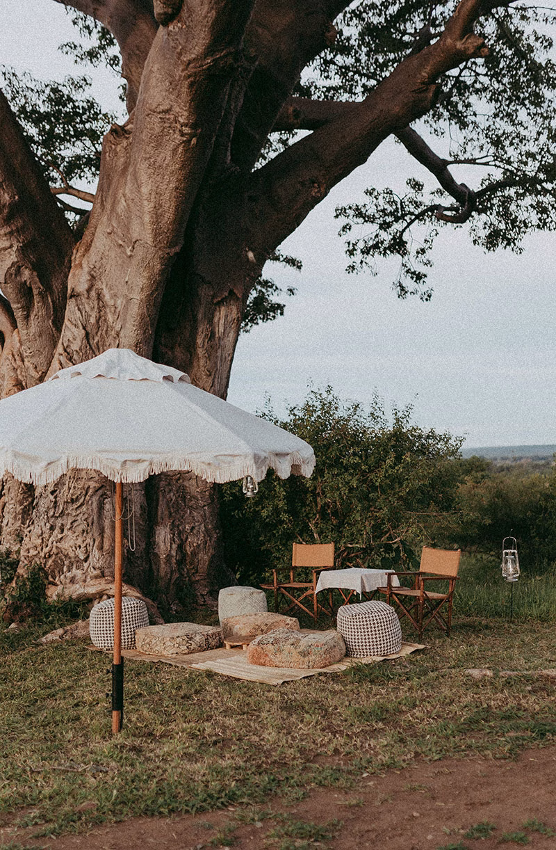 Picknick veranstaltet vom Mpala Jena