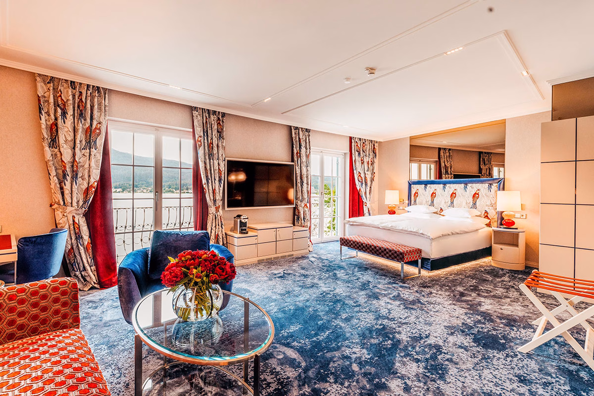 Zimmer des Hotel Schloss Seefels