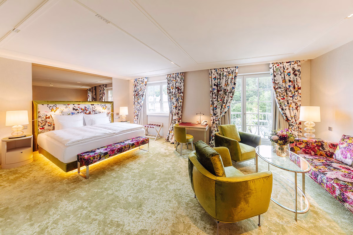 Zimmer des Hotel Schloss Seefels