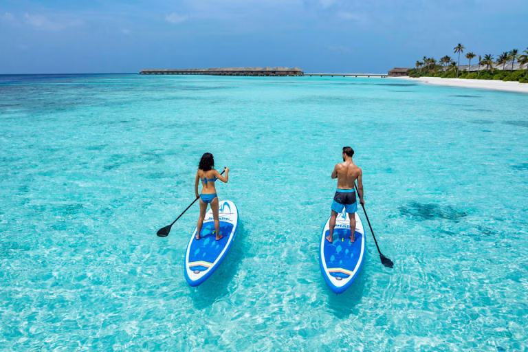 SUP im Hurawalhi Island Resort