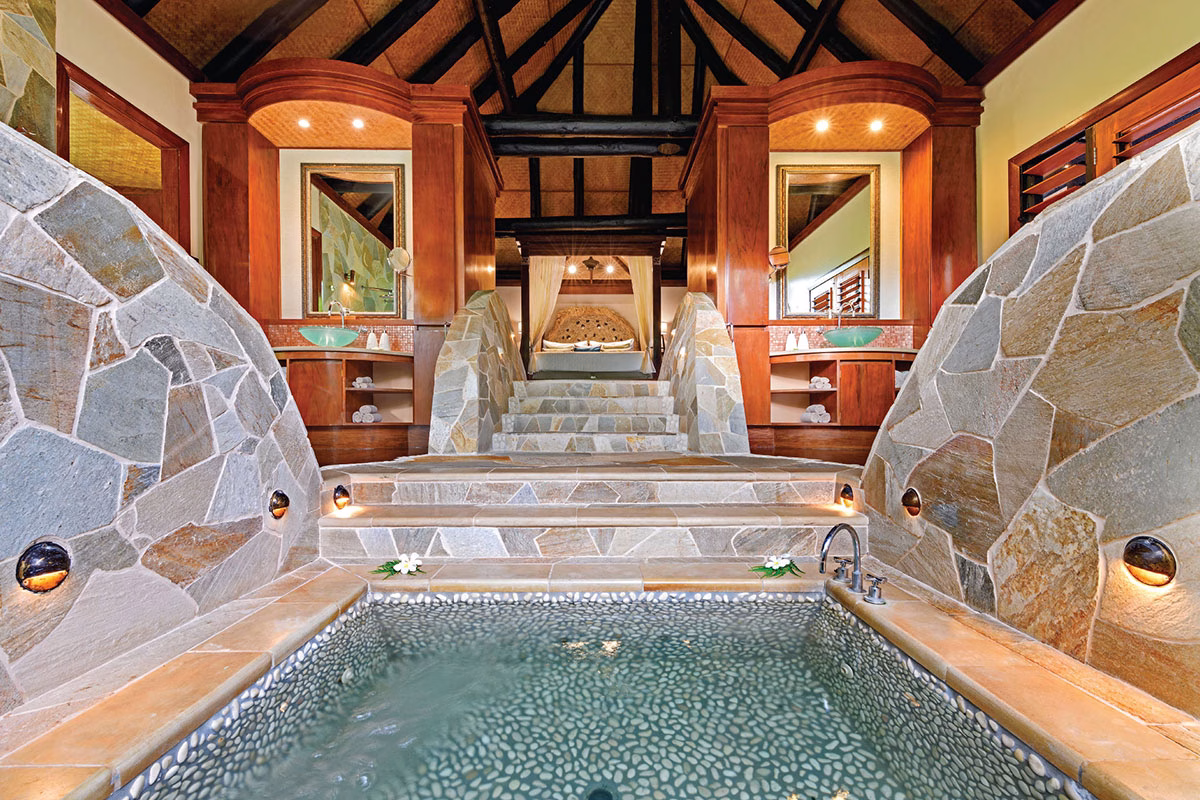Plunge Pool im Jean Michel Cousteau Resort