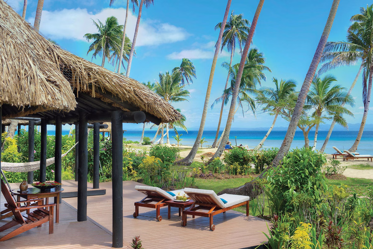 Terrasse im Jean Michel Cousteau Resort