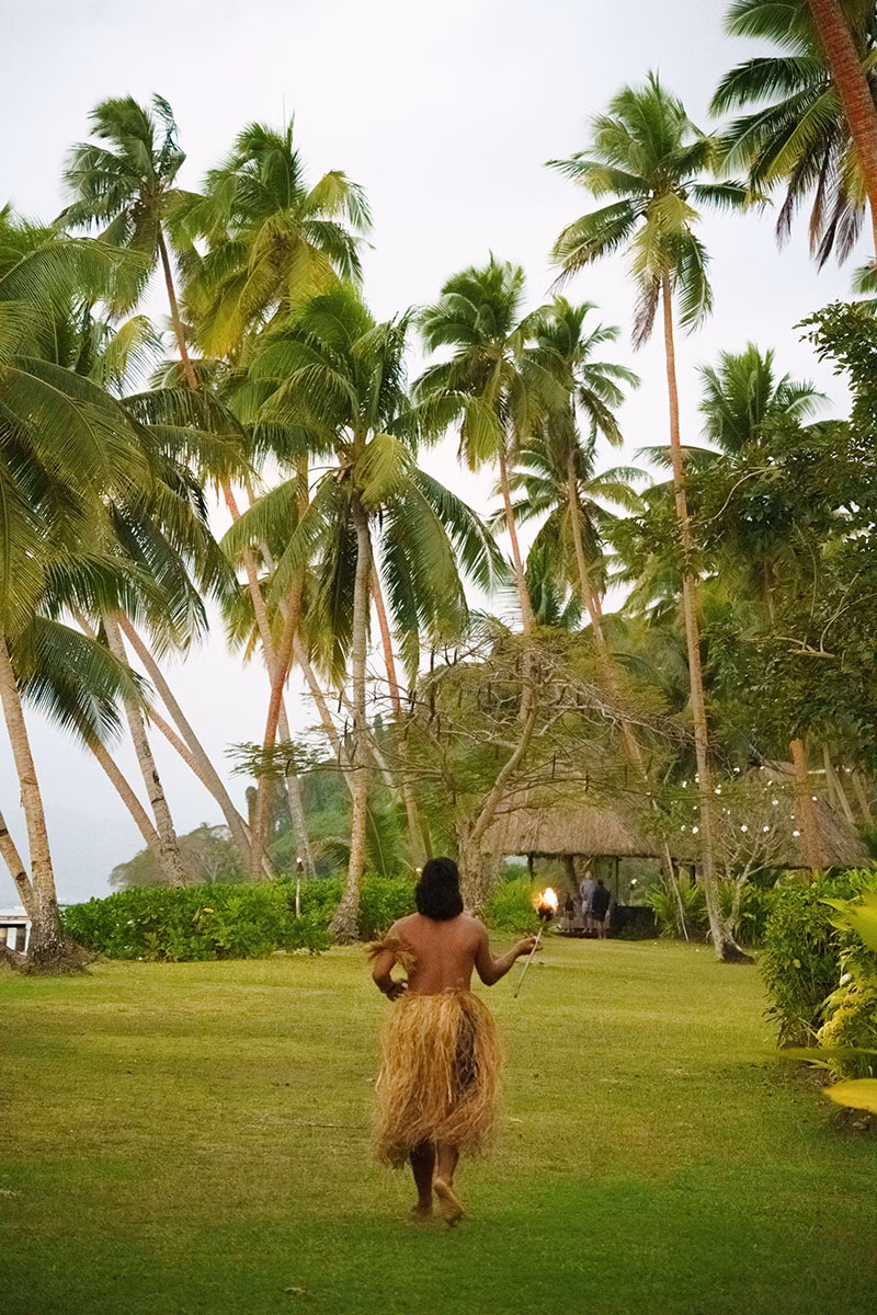Fiji Bewohner im Jean Michel Cousteau Resort