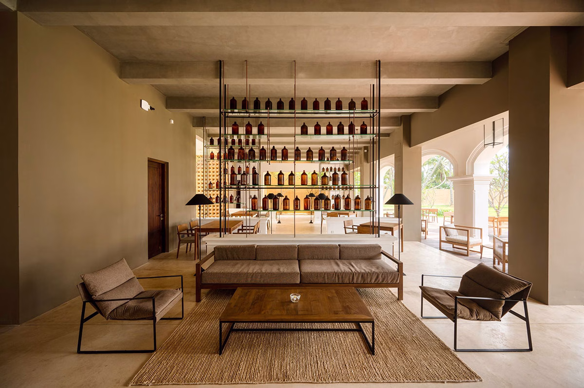 Lobby im Kayaam House Sri Lanka
