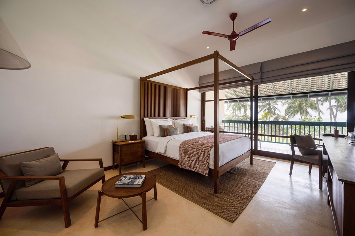 Schlafbereich im Kayaam House Sri Lanka