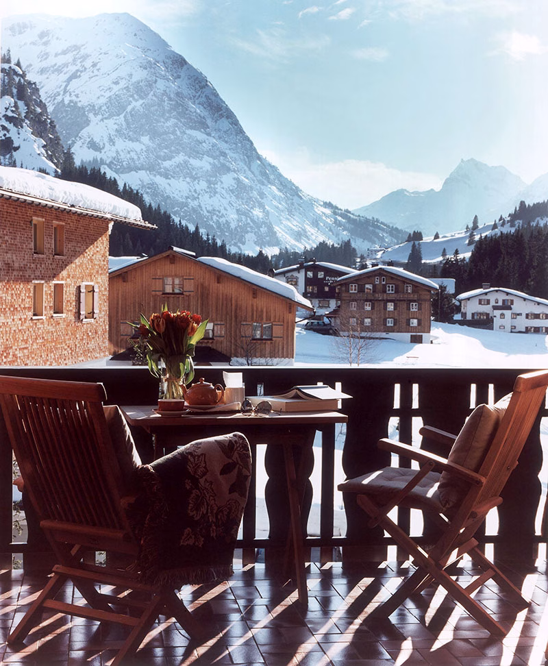 Terrasse des Kristiana Lech