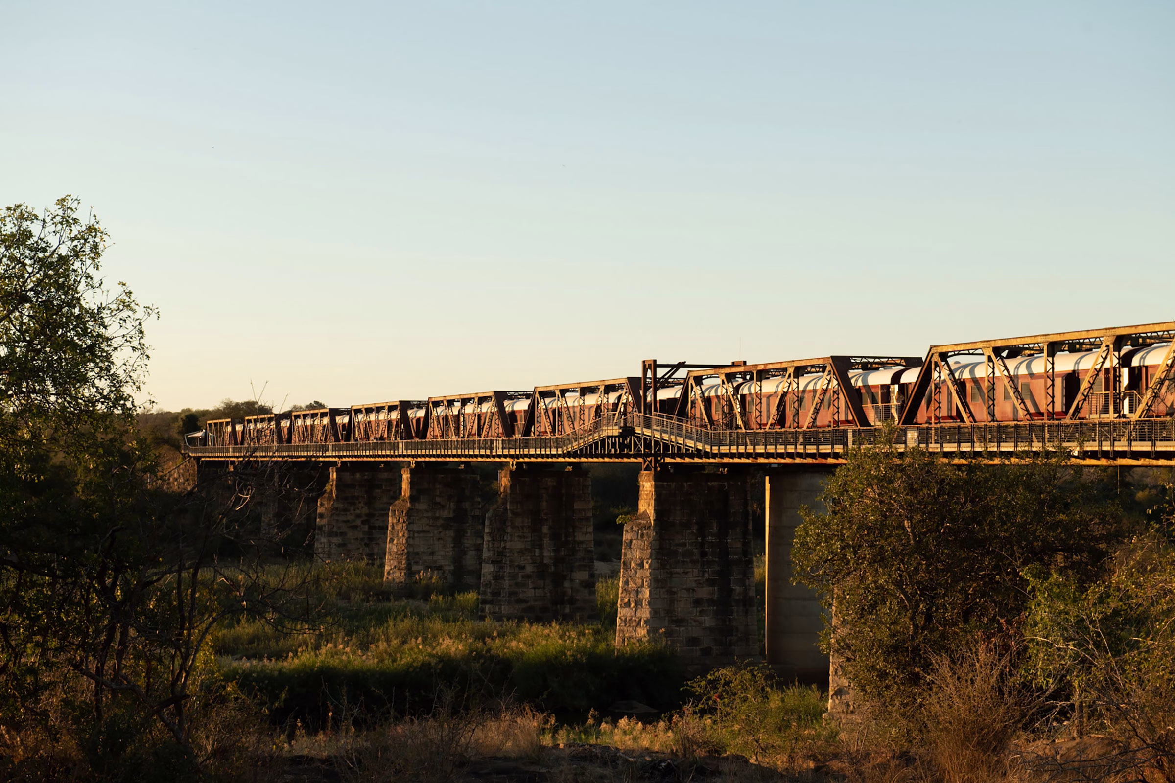 Kruger Shalati - The Train on the Bridge