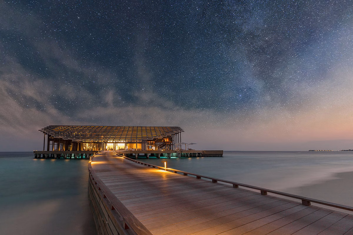 Kudadoo Maldives Private Island am Abend