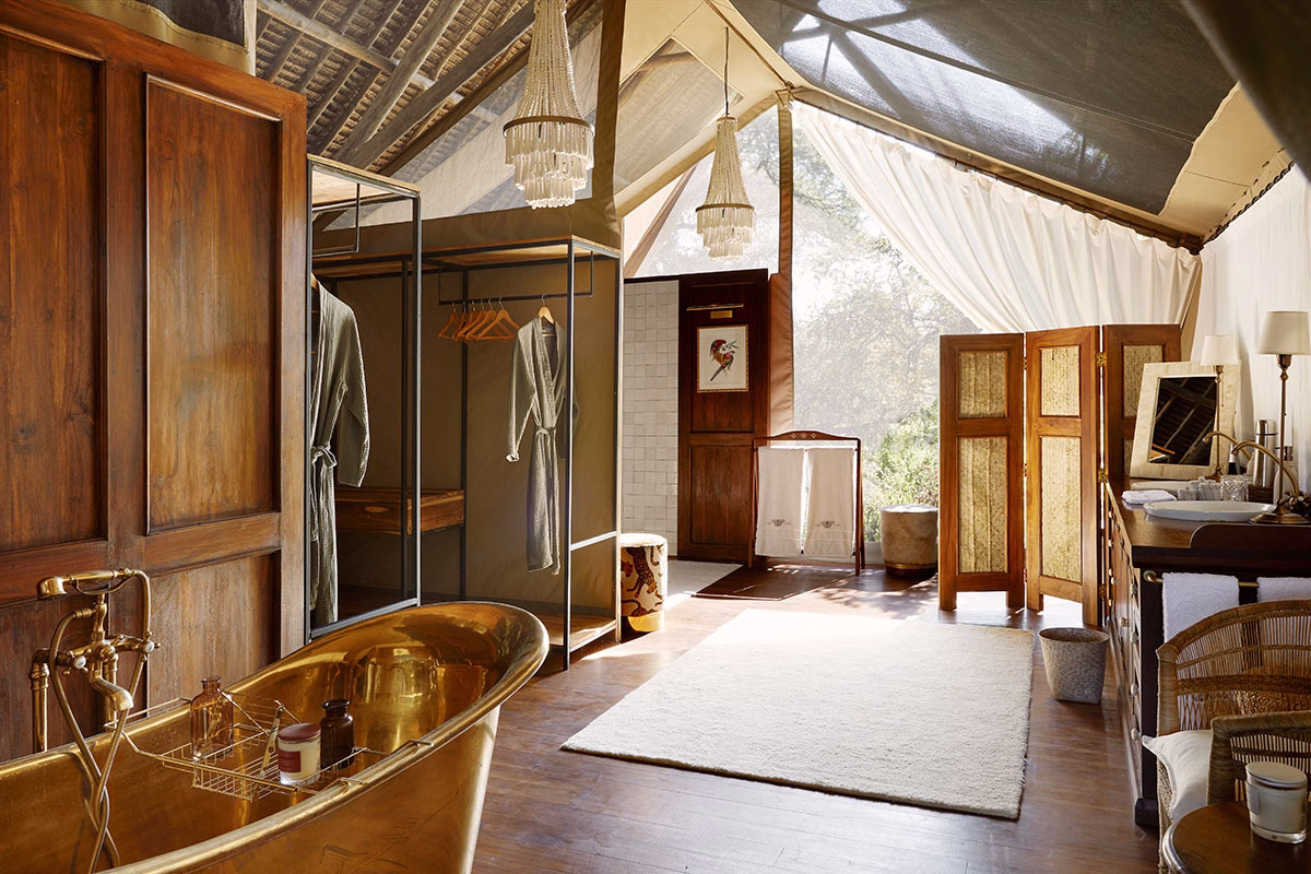 Badezimmer des LABA Jongomero Private Bush Manor