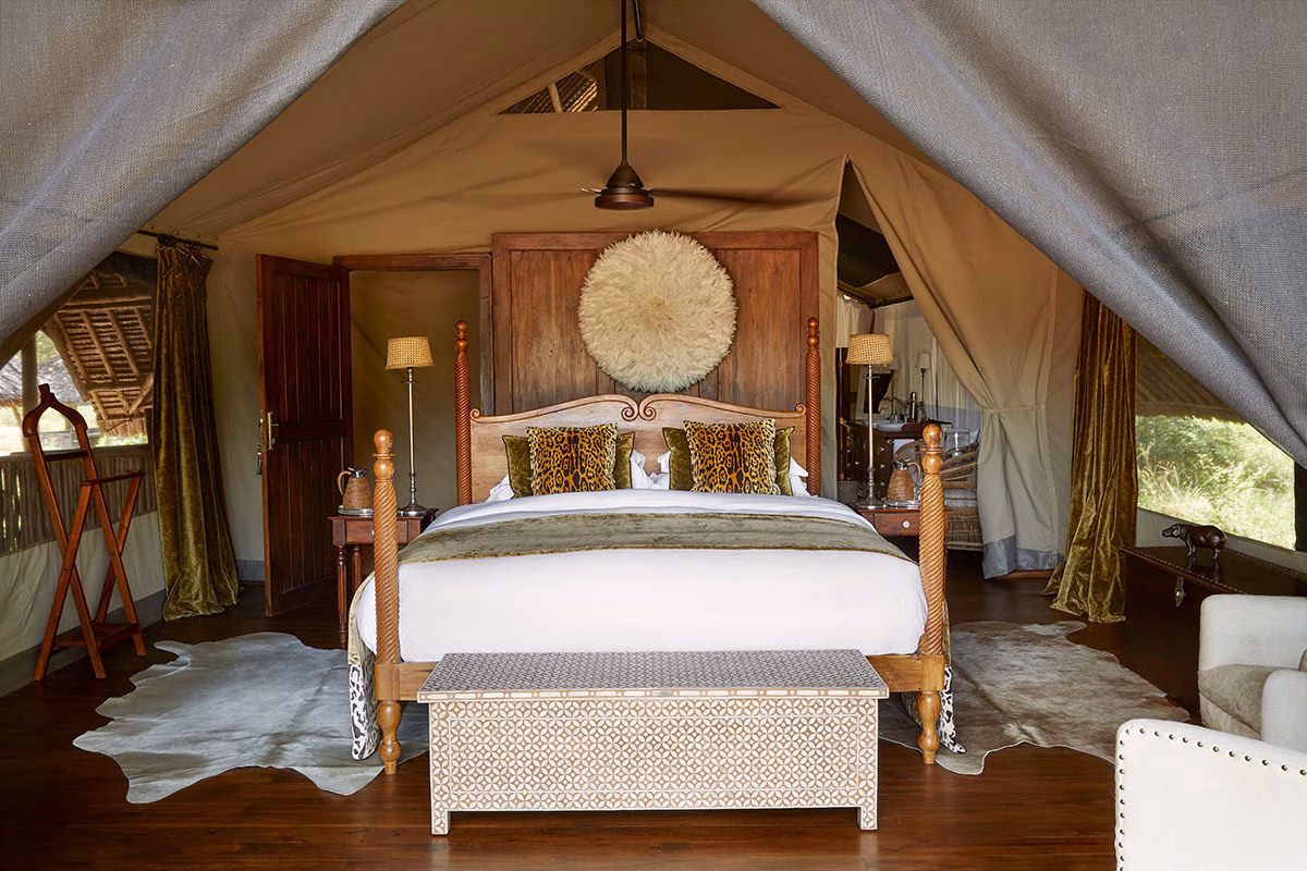 Schlafzimmer des LABA Jongomero Private Bush Manor