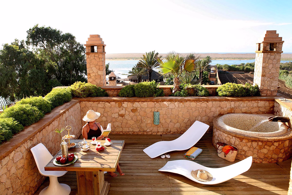 Terrasse im La Sultana Oualidia