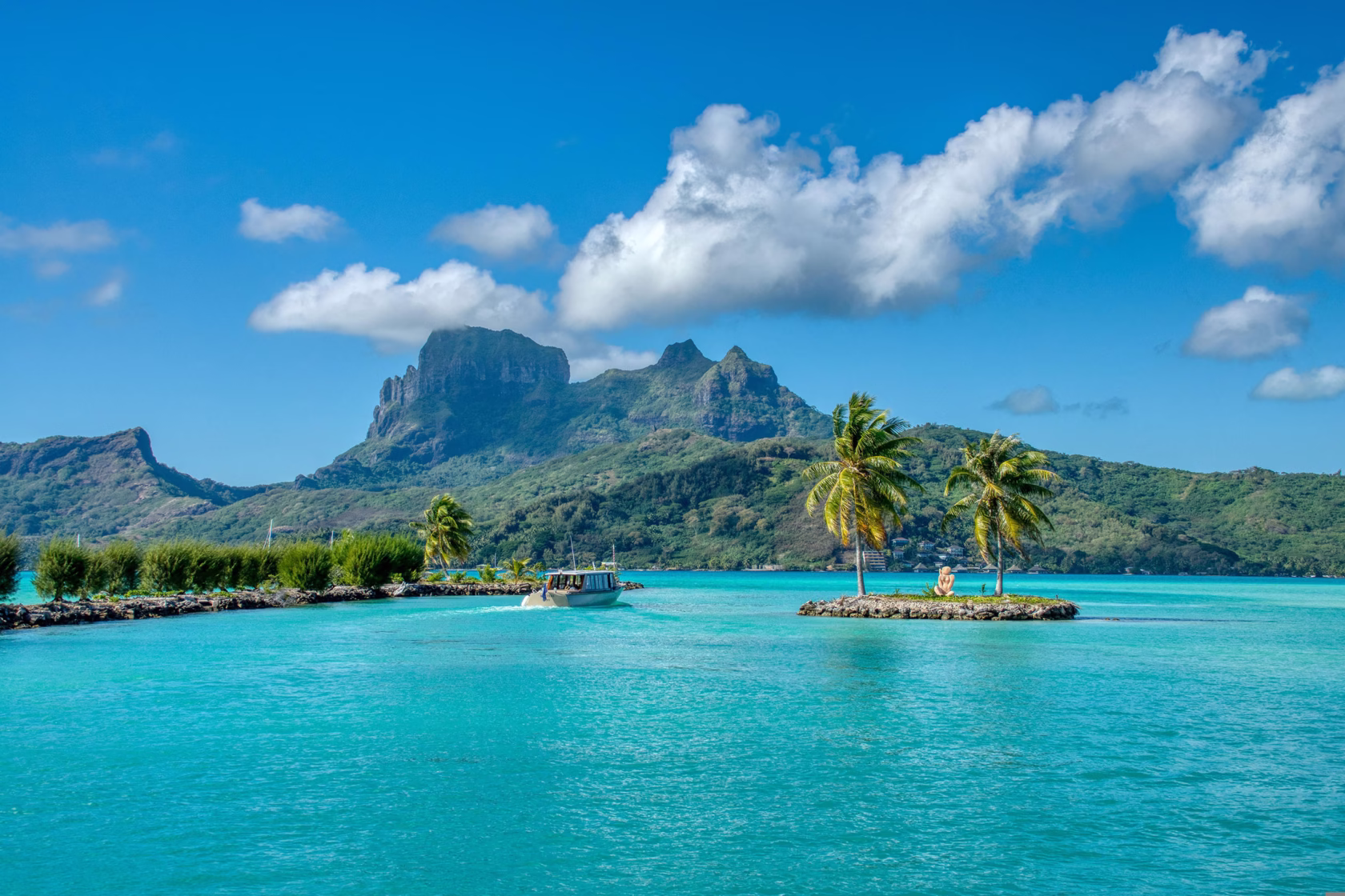 Lagune in Bora Bora