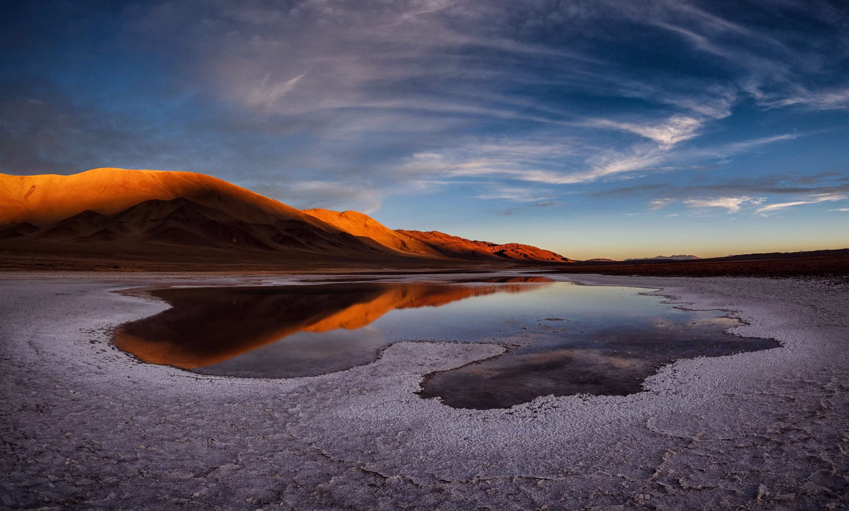 Sternenhimmel in der Atacama-Wüste in Chile