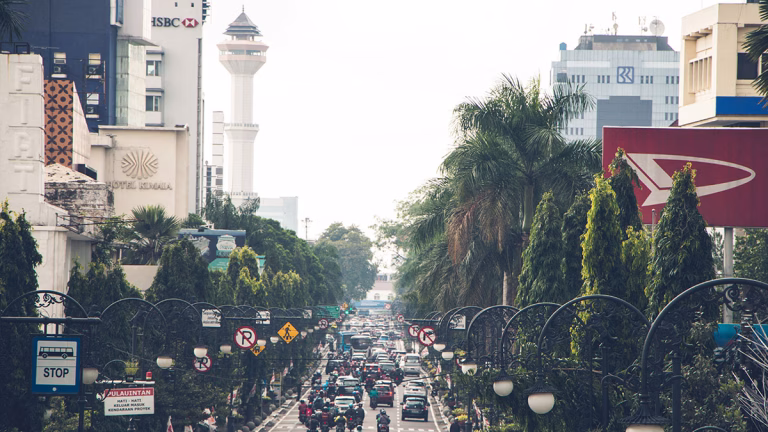 Straße in Bandung
