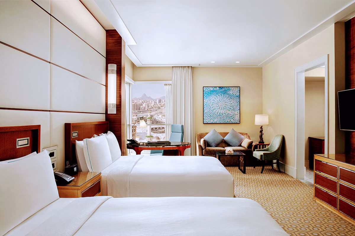 Zimmer mit zwei Betten im Conrad Makkah