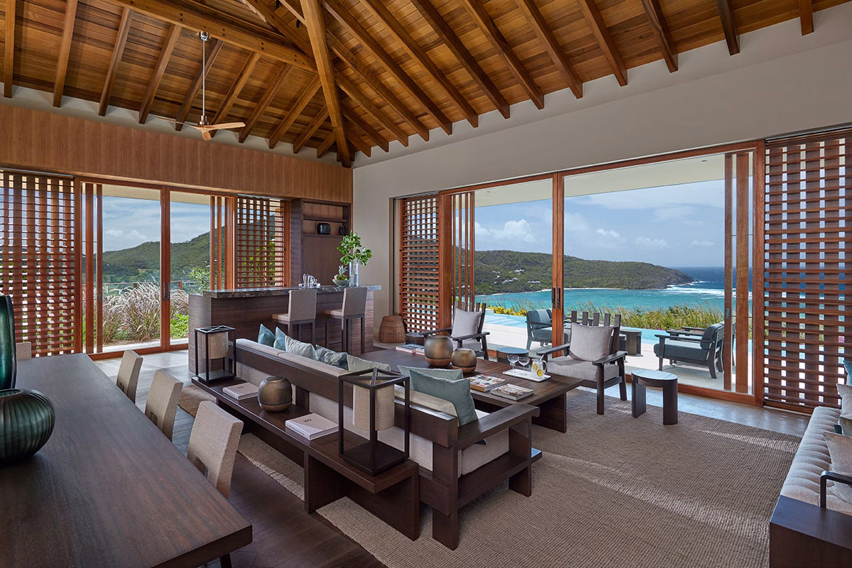 Villa Innen im Mandarin Oriental Canouan