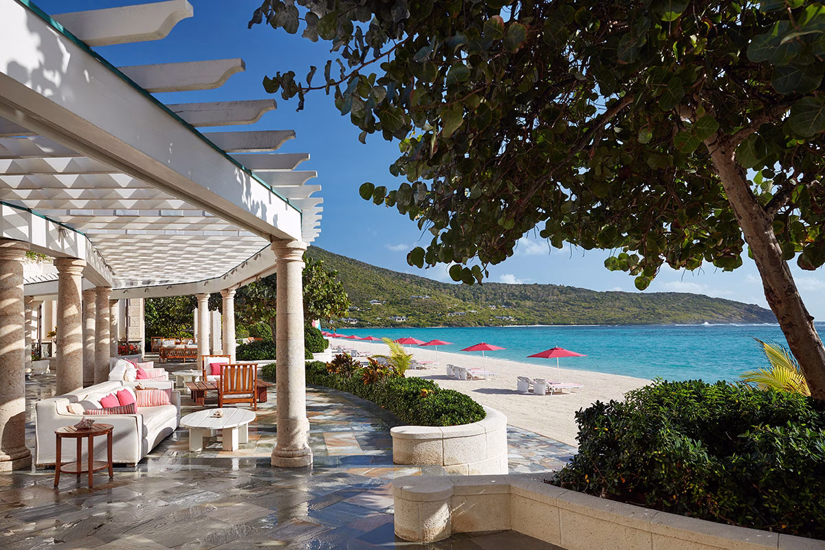 Terrasse im Mandarin Oriental Canouan