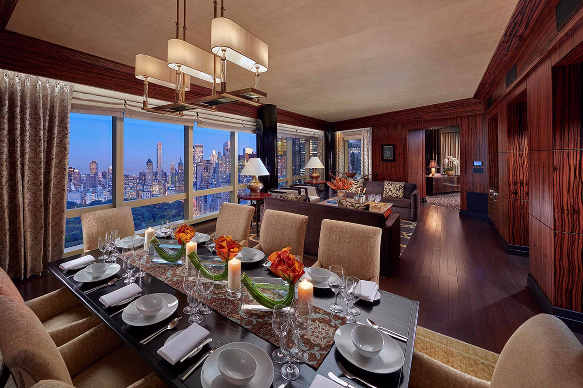 Signature Suite Presidential Dining im Mandarin Oriental New York